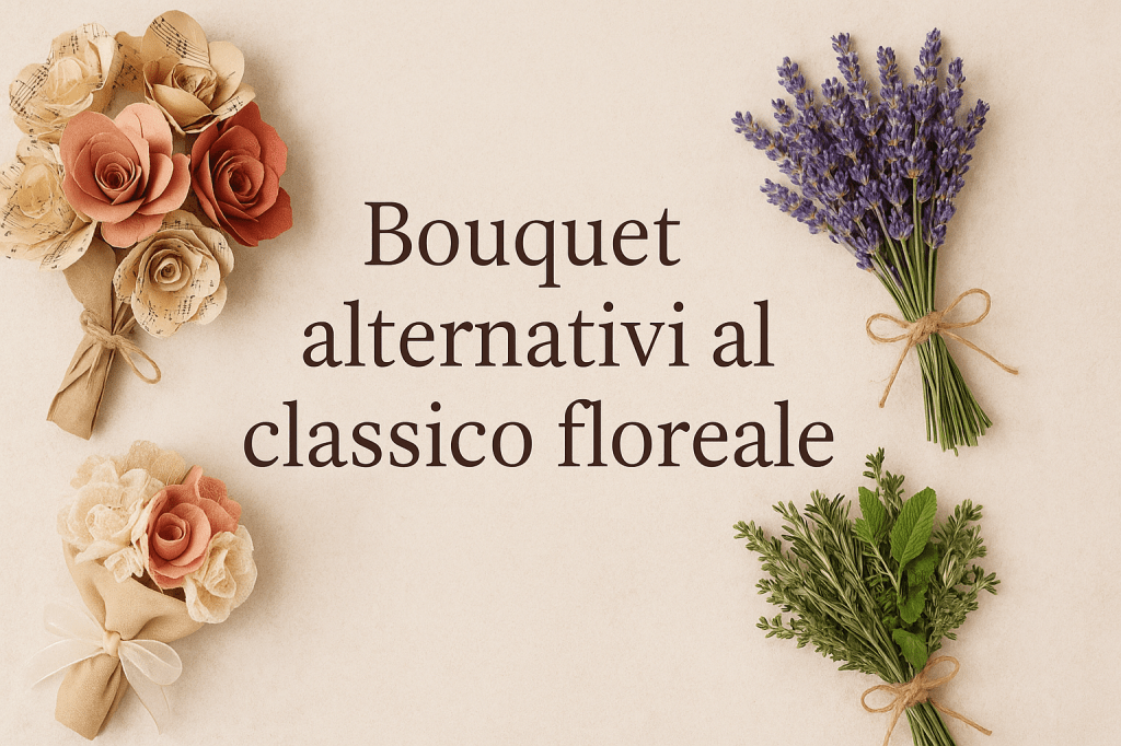 Bouquet alternativi al classico floreale: idee originali e&nbsp;sostenibili