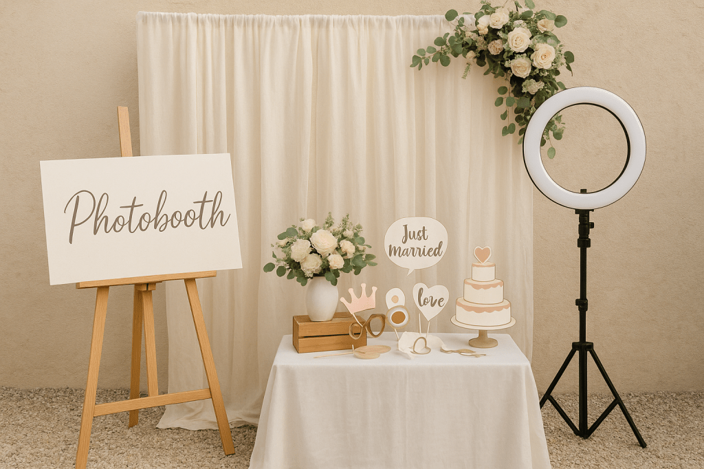 Come allestire un photobooth low cost ma di grande effetto per un&nbsp;matrimonio