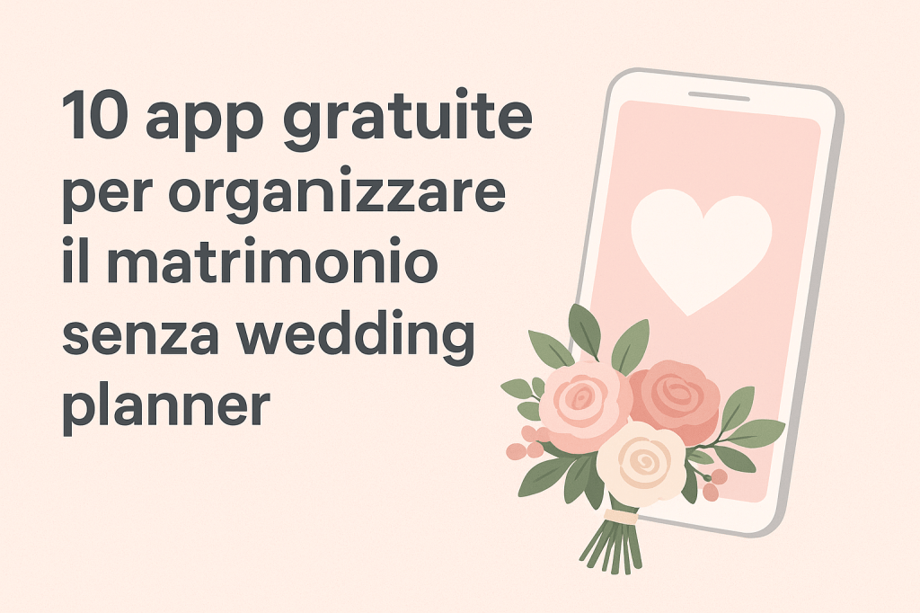 10 app gratuite per organizzare il matrimonio senza wedding&nbsp;planner