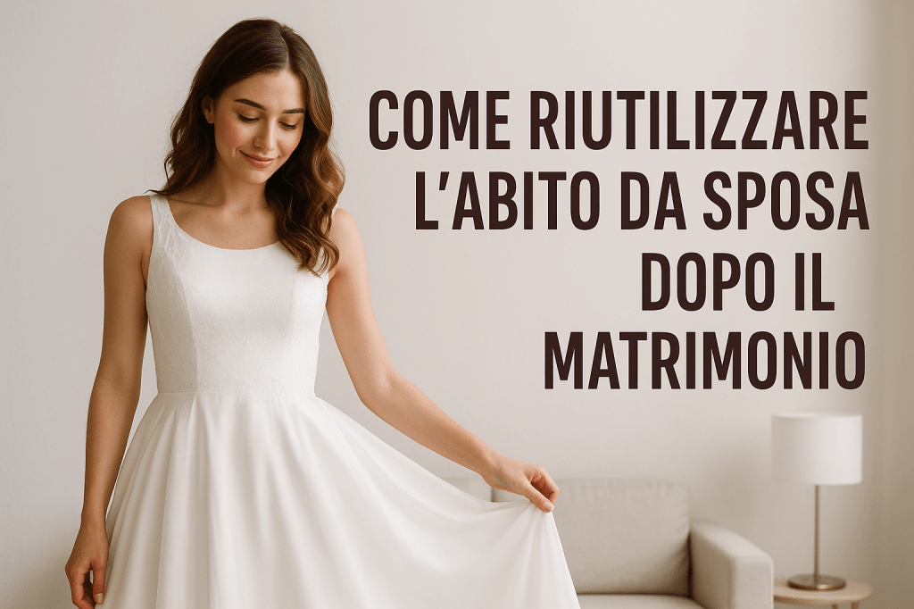 Come riutilizzare l’abito da sposa dopo il matrimonio: idee creative e&nbsp;sostenibili