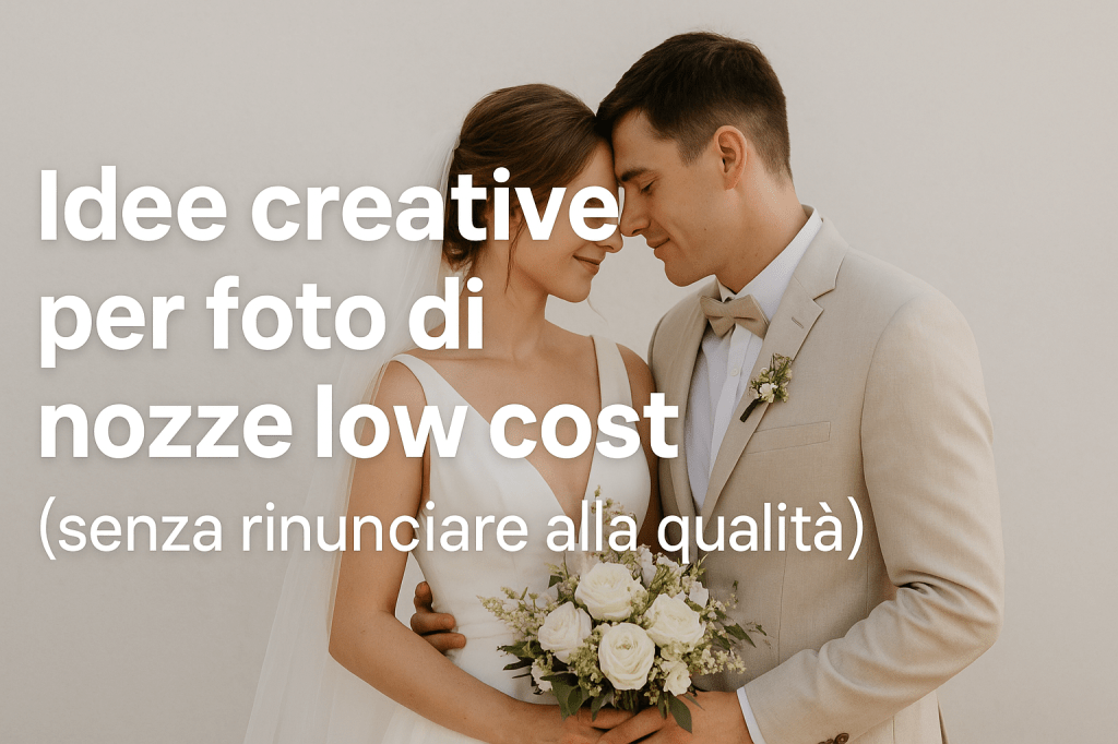 Idee creative per foto di nozze low cost (senza rinunciare alla&nbsp;qualità)