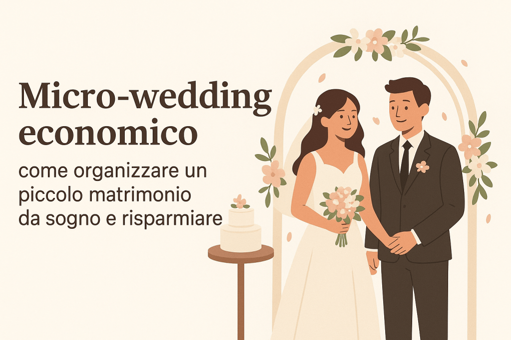 Micro-wedding economico: come organizzare un piccolo matrimonio da sogno e&nbsp;risparmiare