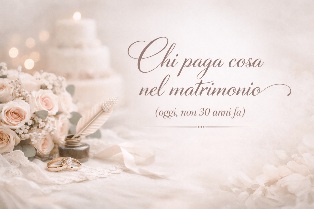 Chi paga cosa nel&nbsp;matrimonio