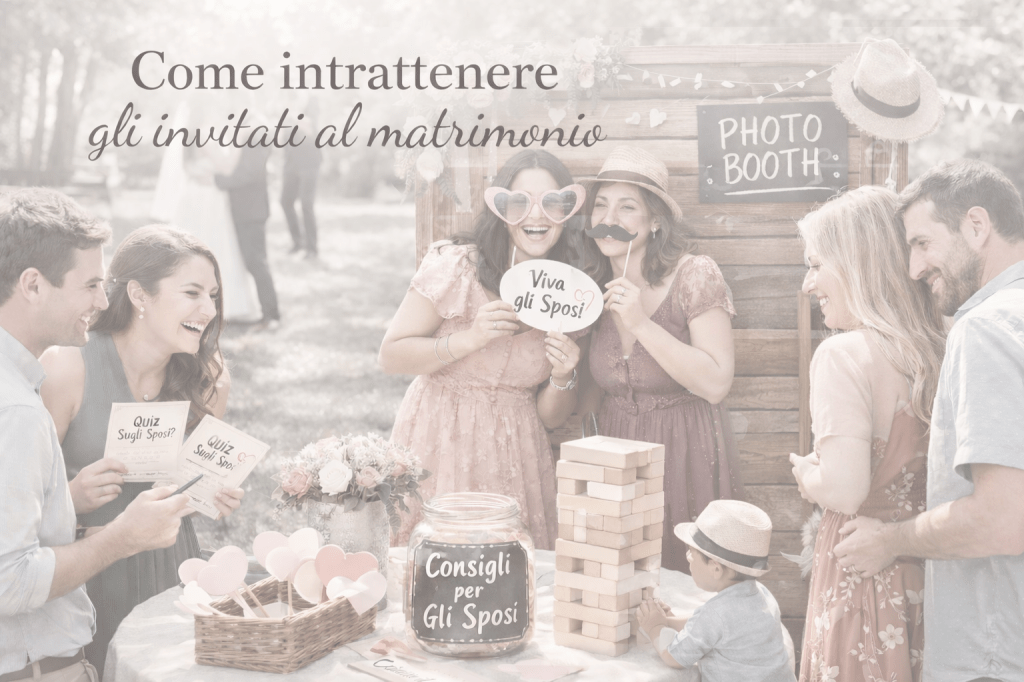 Come intrattenere gli invitati al matrimonio: giochi divertenti e low&nbsp;cost